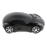 Maxbell 2.4GHz Wireless Mouse Mice Car Shape USB Receiver for Laptop PC Black