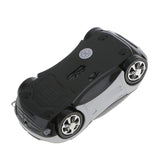 Maxbell 2.4GHz Wireless Mouse Mice Car Shape USB Receiver for Laptop PC Sliver