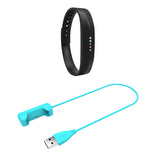 Maxbell USB Charging Cable Cord Charger For Fitbit Flex 2 Smart Watch 15cm Blue