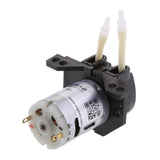 Maxbell Peristaltic Miniature Dosing Pump Head & Connector For Arduino Lab Black 12V