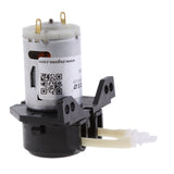 Maxbell Peristaltic Miniature Dosing Pump Head & Connector For Arduino Lab Black 12V