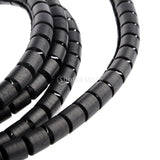 Maxbell Flexible Spiral Tube Wrap Cable Wire Organizer Management  10mm black