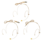 Maxbell Professional Ear Hook Wired Headset / Headworn Microphone Skin Color 3Pin