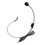 Maxbell Ear Hook Omni-Directional Boom Head Worn Microphone  3.5mm Straight Angle
