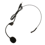Maxbell Ear Hook Omni-Directional Boom Head Worn Microphone  3.5mm Straight Angle