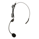 Maxbell Ear Hook Omni-Directional Boom Head Worn Microphone  3.5mm Straight Angle