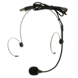 Maxbell Double Ear Hook Wired Headset Headworn Microphone Black XLR 3Pin