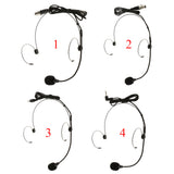 Maxbell Double Ear Hook Wired Headset Headworn Microphone Black XLR 3Pin