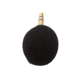 Maxbell Mini Plug in Vocal Instrument Condenser Microphone 3.5mm Mono TS Plug Black