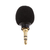 Maxbell Mini Plug in Vocal Instrument Condenser Microphone 3.5mm Mono TS Plug Black