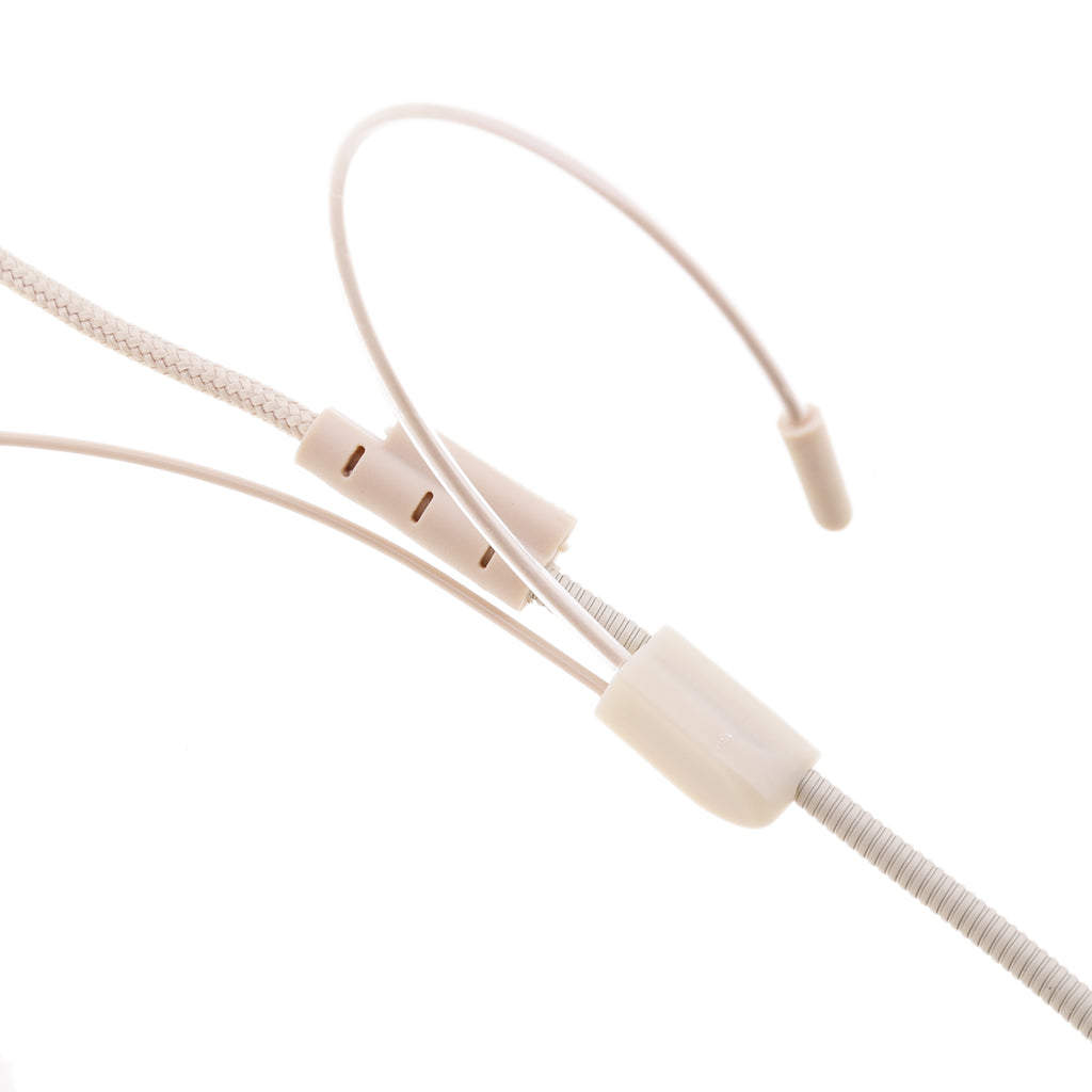 Maxbell Double Ear Hook Wired Headset Headworn Microphone Beige XLR 3Pin