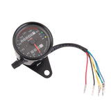 Maxbell 12V Universal Motorcycle Dual Speedometer Odometer W/ Backlight 0-160Km/h