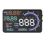 Maxbell 5.5" Multi-color Screen A8 Car HUD Head up Display OBD II Speed Warning