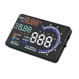 Maxbell 5.5" Multi-color Screen A8 Car HUD Head up Display OBD II Speed Warning