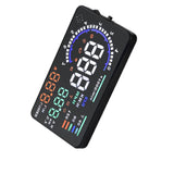 Maxbell 5.5" Multi-color Screen A8 Car HUD Head up Display OBD II Speed Warning