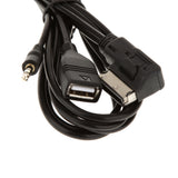 Maxbell 3.5mm Jack Aux Music AMI MMI Interface USB Cable for Audi Q3 Q5 Q7 A8 A4L A5