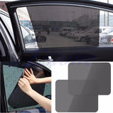 Maxbell 2Pcs Car Rear Window Side Sun Shade Cover Block Static Cling Visor Shield