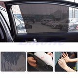 Maxbell 2Pcs Car Rear Window Side Sun Shade Cover Block Static Cling Visor Shield