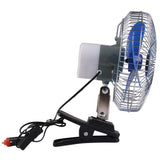 Maxbell Mini Ocillating Cooling Clip Air Fan Portable for Truck Car Vehicle-12V