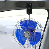 Maxbell Mini Ocillating Cooling Clip Air Fan Portable for Truck Car Vehicle-12V