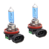 Maxbell 2pcs H11 6000K Xenon Gas Halogen Headlight White Light Lamp Bulbs 100W 12V