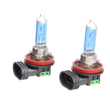 Maxbell 2pcs H11 6000K Xenon Gas Halogen Headlight White Light Lamp Bulbs 100W 12V