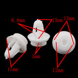 Maxbell 20x Nylon Door Trim Garnish Panel Retainer Clip Fastener Fit for Toyota