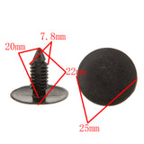 Maxbell 20pcs Fender Liner Retainer Clips Push Pin 6506293AA for Jeep Grand Cherokee