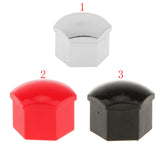 Maxbell 20x T39 Wheel Lug Bolt Nut Cap Center Cover for Audi Skoda+Remove Tool Black