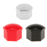 Maxbell 20x T39 Wheel Lug Bolt Nut Cap Center Cover for Audi Skoda+Remove Tool Black