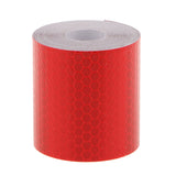 Maxbell 3M Warning Reflective Safety Tape Adhesive Sticker for Truck Car Red