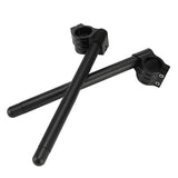 Maxbell Universal 37mm CNC Fork Clip-ons Handle Grip Handlebar for Motorcycle Black