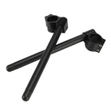 Maxbell Universal 41mm CNC Fork Clip-ons Handle Grip Handlebar for Motorcycle Black