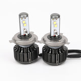 Maxbell 7200LM LED Headlight Kit H4 9003 Hi/Low Beams 6000K Bulbs 80W