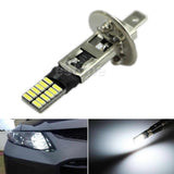 Maxbell 6500K HID Xenon White 24-SMD H1 LED Replacement Bulbs Fog Lights Driving DRL