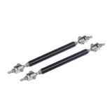 Maxbell 75mm Adjustable Front / Rear Wind Splitter Frame Bumper Protector Rod Black