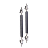 Maxbell 75mm Adjustable Front / Rear Wind Splitter Frame Bumper Protector Rod Black