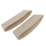 Maxbell Car Seat Slit Pocket PU Leather Catcher Storage Organizer Box Caddy Beige