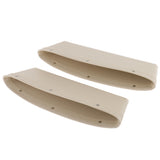 Maxbell Car Seat Slit Pocket PU Leather Catcher Storage Organizer Box Caddy Beige