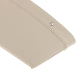 Maxbell Car Seat Slit Pocket PU Leather Catcher Storage Organizer Box Caddy Beige