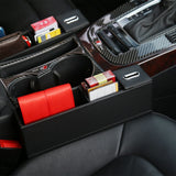 Maxbell Multifunction Car Seat Pocket Storage Organizer Box Caddy Black