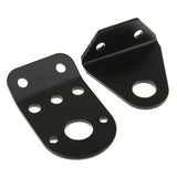 Maxbell Motorcycle Side License Plate Mounting Bracket for Harley Tail Light - Black