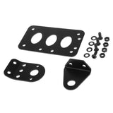 Maxbell Motorcycle Side License Plate Mounting Bracket for Harley Tail Light - Black