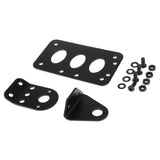 Maxbell Motorcycle Side License Plate Mounting Bracket for Harley Tail Light - Black