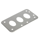 Maxbell Motorcycle Side License Plate Mounting Bracket for Harley Tail Light Silver