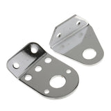 Maxbell Motorcycle Side License Plate Mounting Bracket for Harley Tail Light Silver