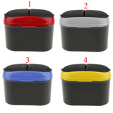 Maxbell Mini Car Removable Trash Bin Rubbish Garbage Can Storage Box with Hook Red