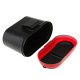 Maxbell Mini Car Removable Trash Bin Rubbish Garbage Can Storage Box with Hook Red