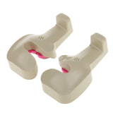 Maxbell 2 Piece Universal Car Back Seat Headrest Hanger Holder Hook Bag Purse Beige