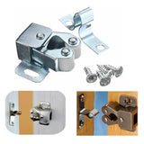 Maxbell Cabinet Cupboard Furniture Door Magnetic Catch Stopper Roller Latch - Silver